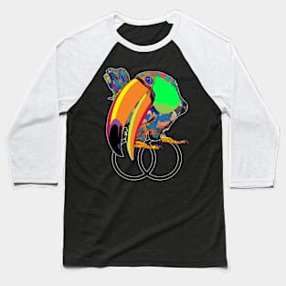 Toucan Empathy Psychedelic Costa Rica Baseball T-Shirt